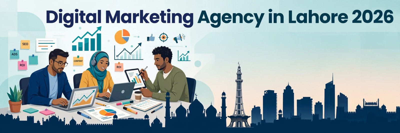 Digital marketing agency in Lahore 2026 guide banner