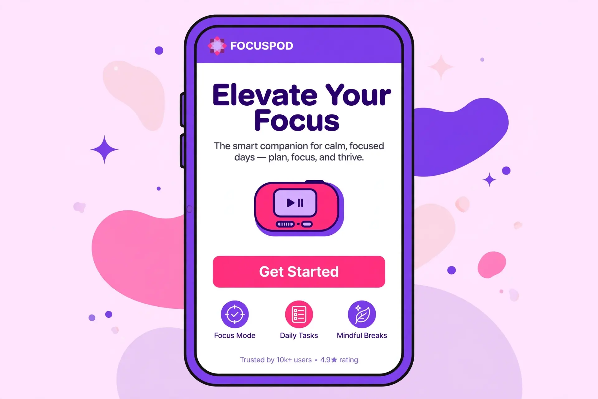 Mobile landing page with a single clear call to action matching the ad